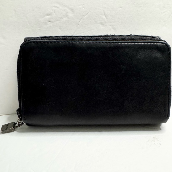 Perlina Black Leather Bifold Wallet - Picture 4 of 13